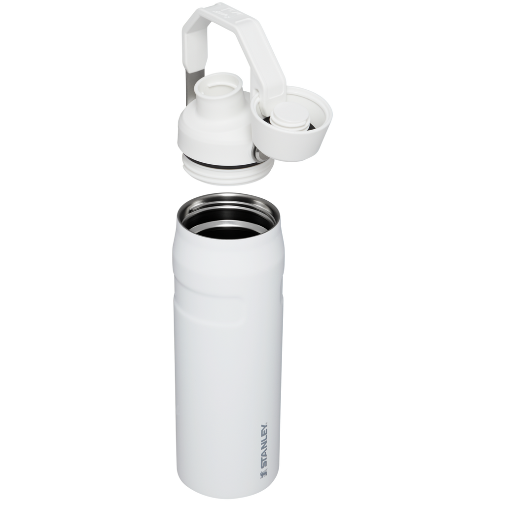 Stanley IceFlow Water Bottle with Fast Flow Lid 24 OZ In Polar White