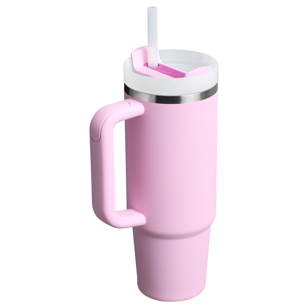 Stanley Quencher H2.O FlowState Tumbler Cup 30 OZ In Cherry Blossom Pink