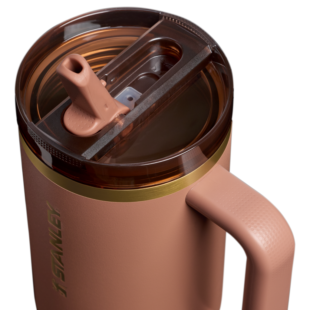 Stanley Quencher ProTour Flip Straw Stainless Steel Tumbler In Mocha Latte Brown