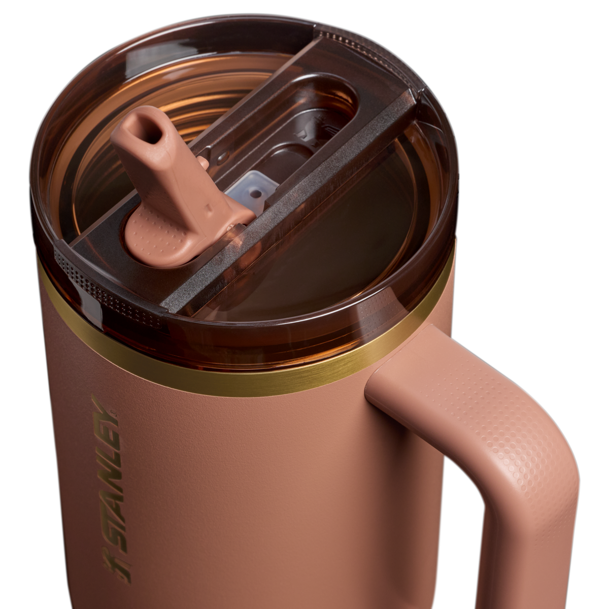 Stanley Quencher ProTour Flip Straw Stainless Steel Tumbler In Mocha Latte Brown