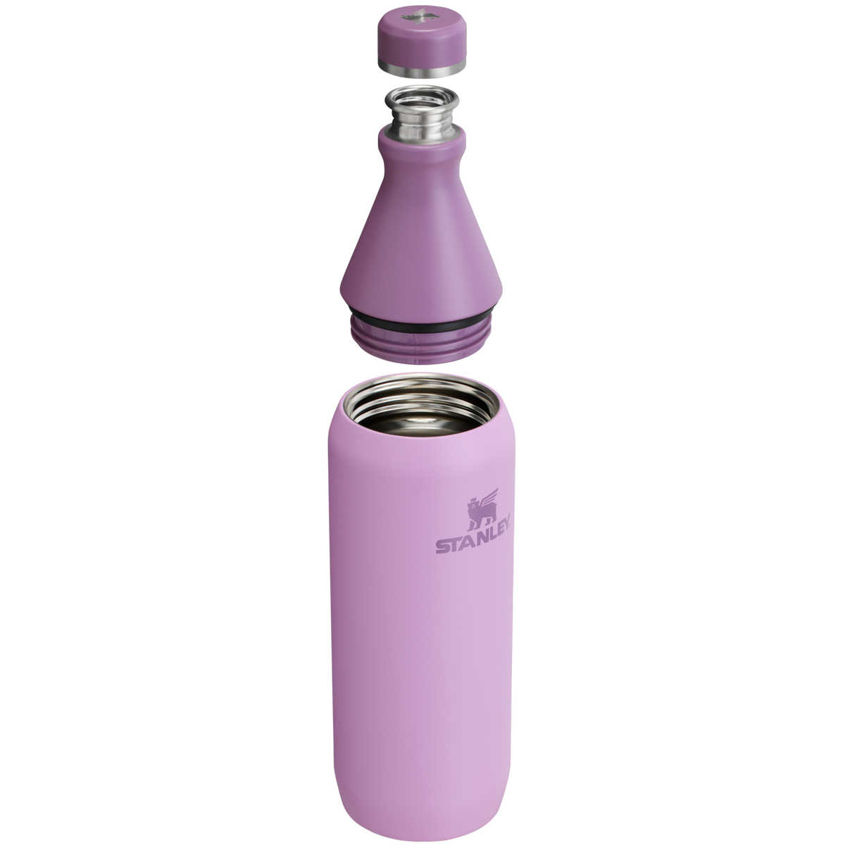 Stanley Leak Proof 20 OZ All Day Slim Bottle  with removable collar in Lilac