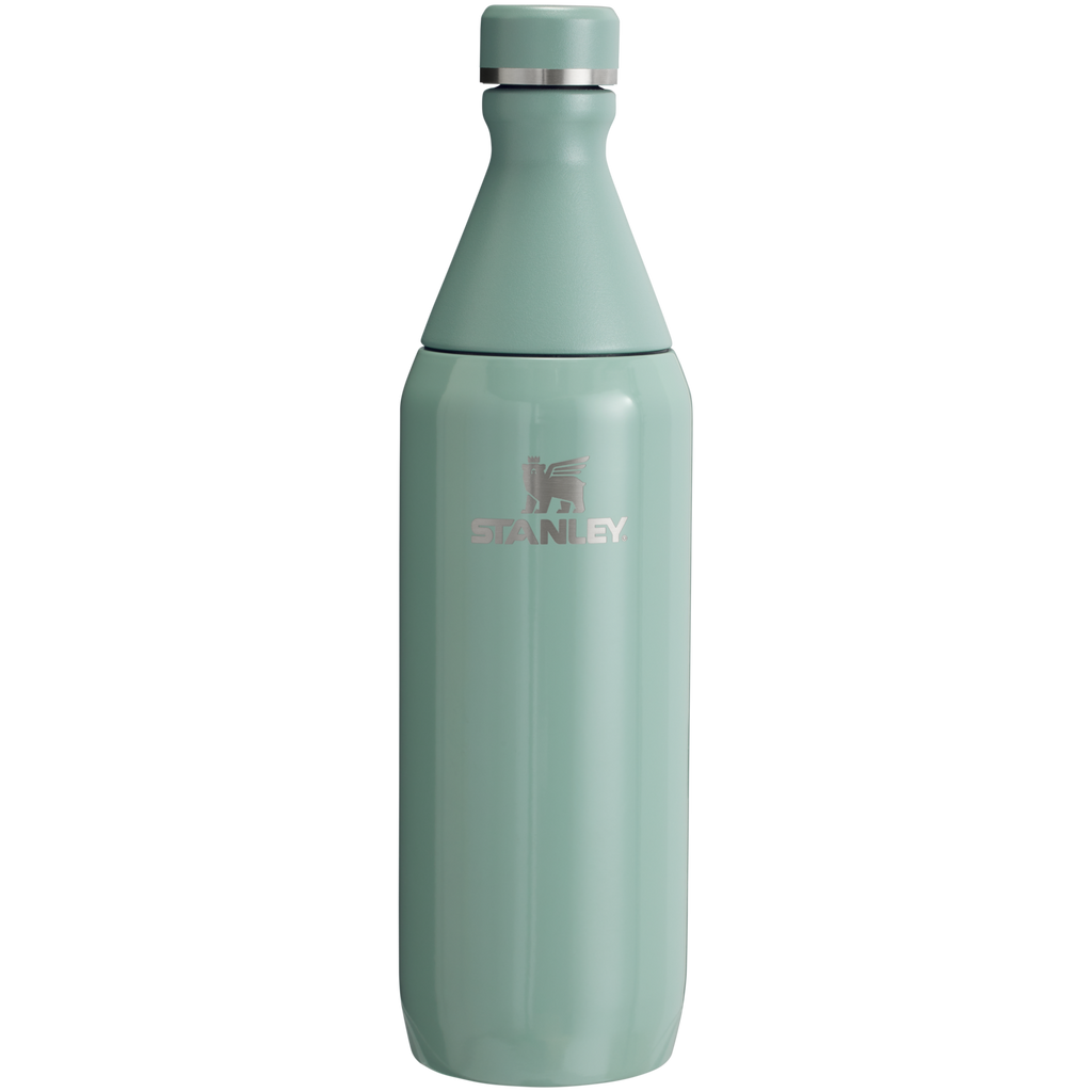 Stanley All Day Slim Water Bottle 20 OZ In Shale Gloss Blue
