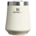 Stanley 11 oz Swirl Wine Stainless Steel Tumbler In Cream White Gloss