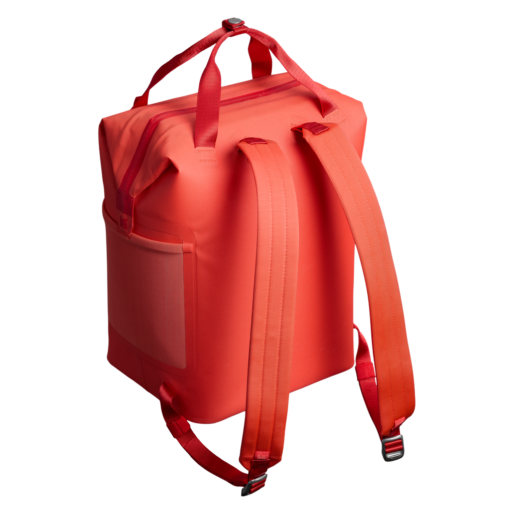 Stanley 14 Quart All Day Madeleine Mini Soft Sided Cooler Backpack In Hot Coral Red