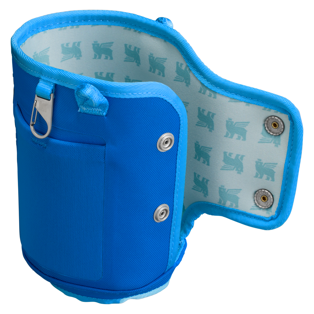 Stanley Carry-All 40 oz Quencher with Detachable Crossbody Straps  in Azure blue
