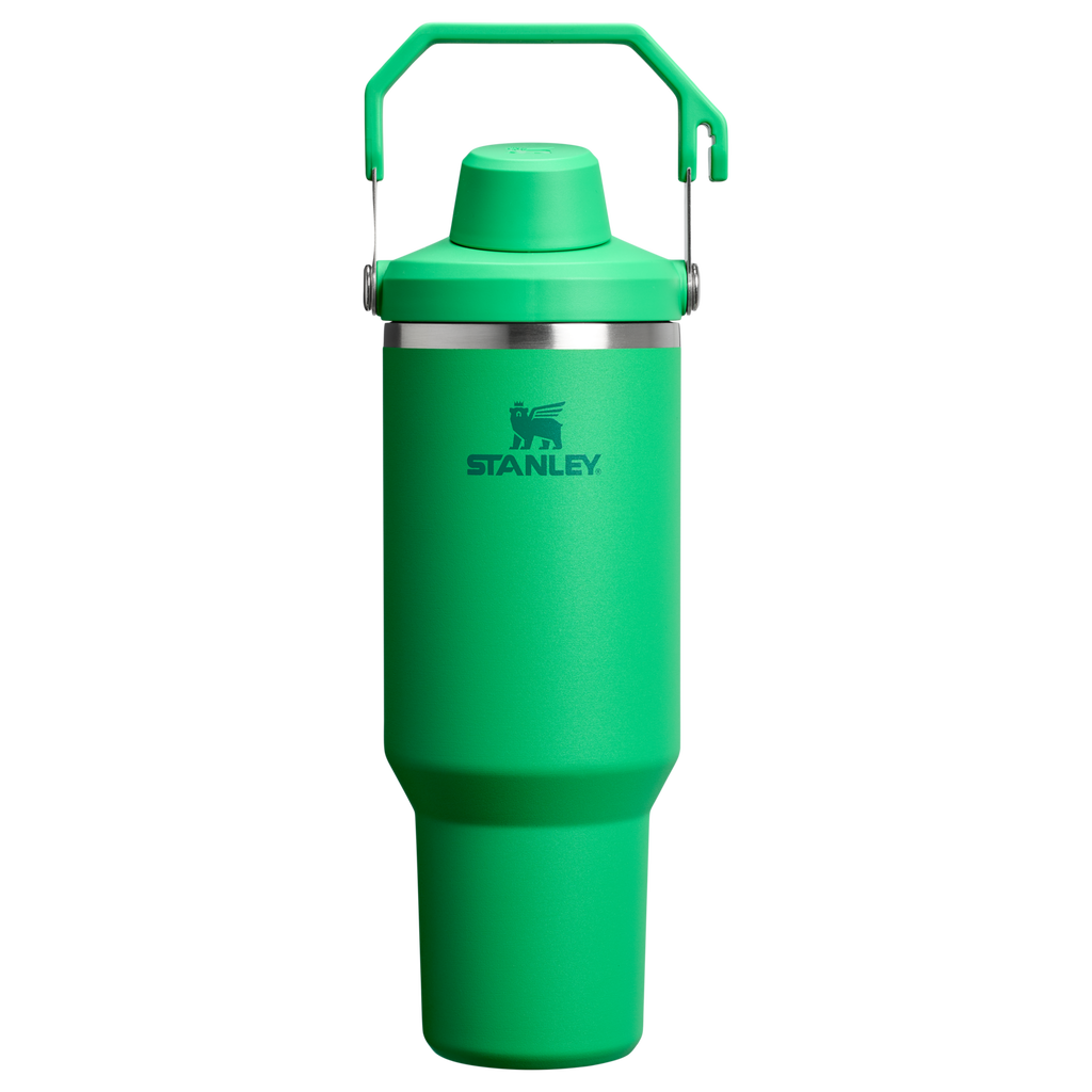 Stanley 40 OZ Ice Flow Fast Flow Insulated Tumbler In Meadow Green