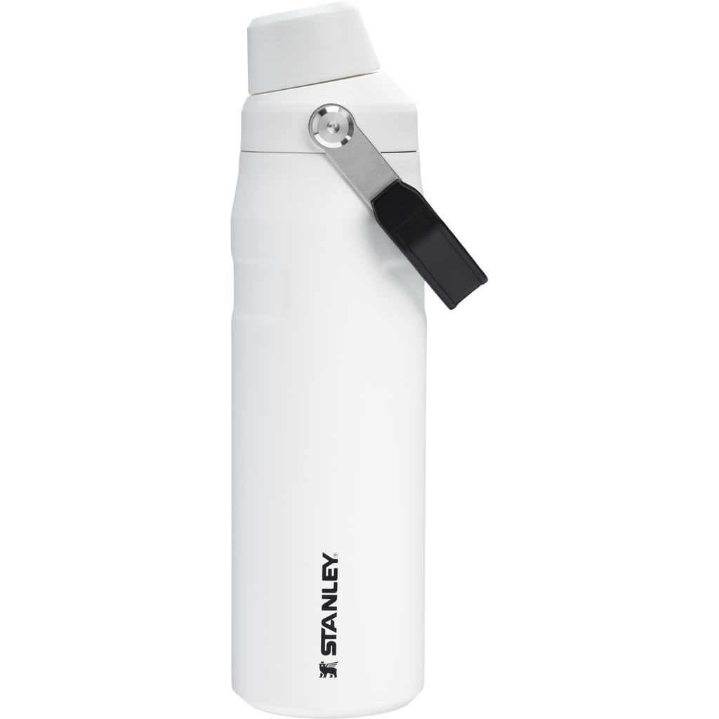 Stanley IceFlow Water Bottle with Fast Flow Lid 24 OZ In Chalk White