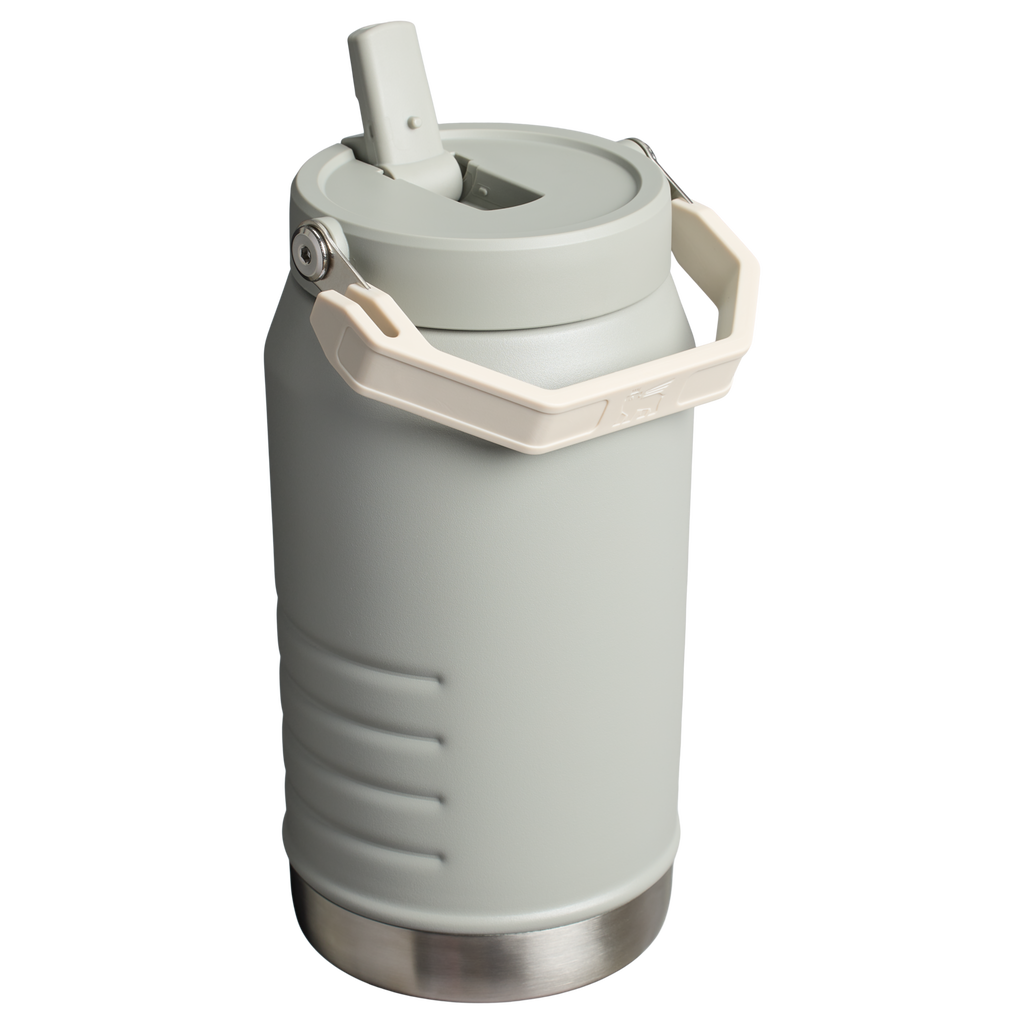 Stanley 64 OZ IceFlow Flip Straw Water Jug In Sage Grey