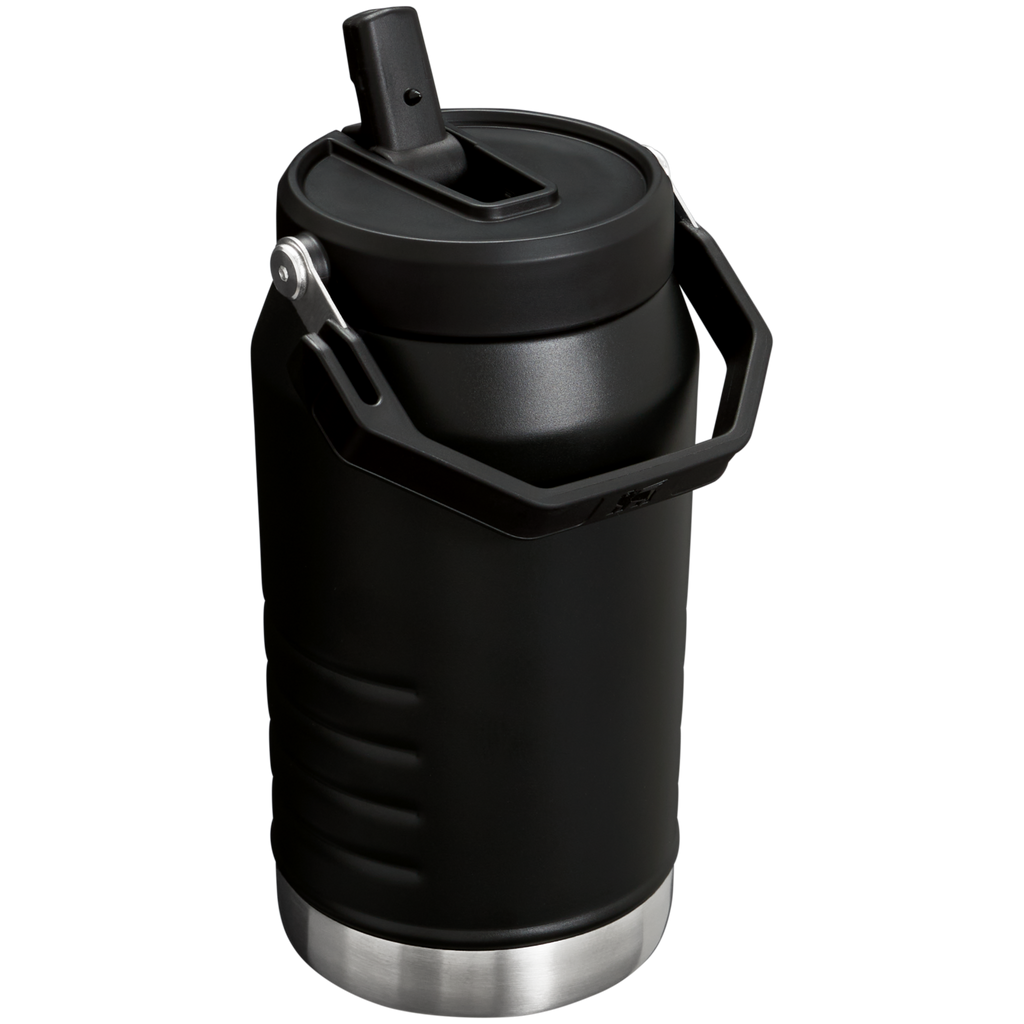 Stanley IceFlow 64 oz Stainless Steel Tumbler in Black with flip straw lid