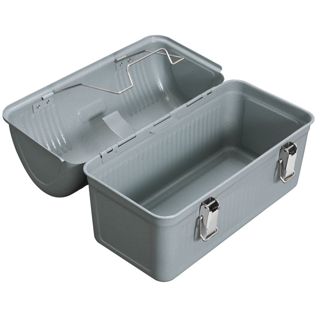 Stanley Legendary Classic Metal Lunch Box 10 QT In Hammertone Silver