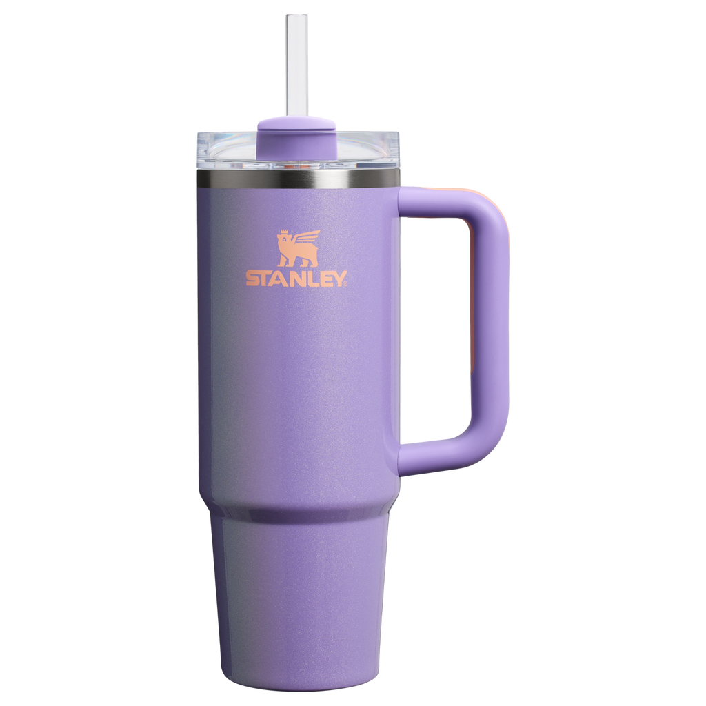Stanley 30 OZ Quencher Insulated Tumbler Cup In Periwinkle Shimmer Purple