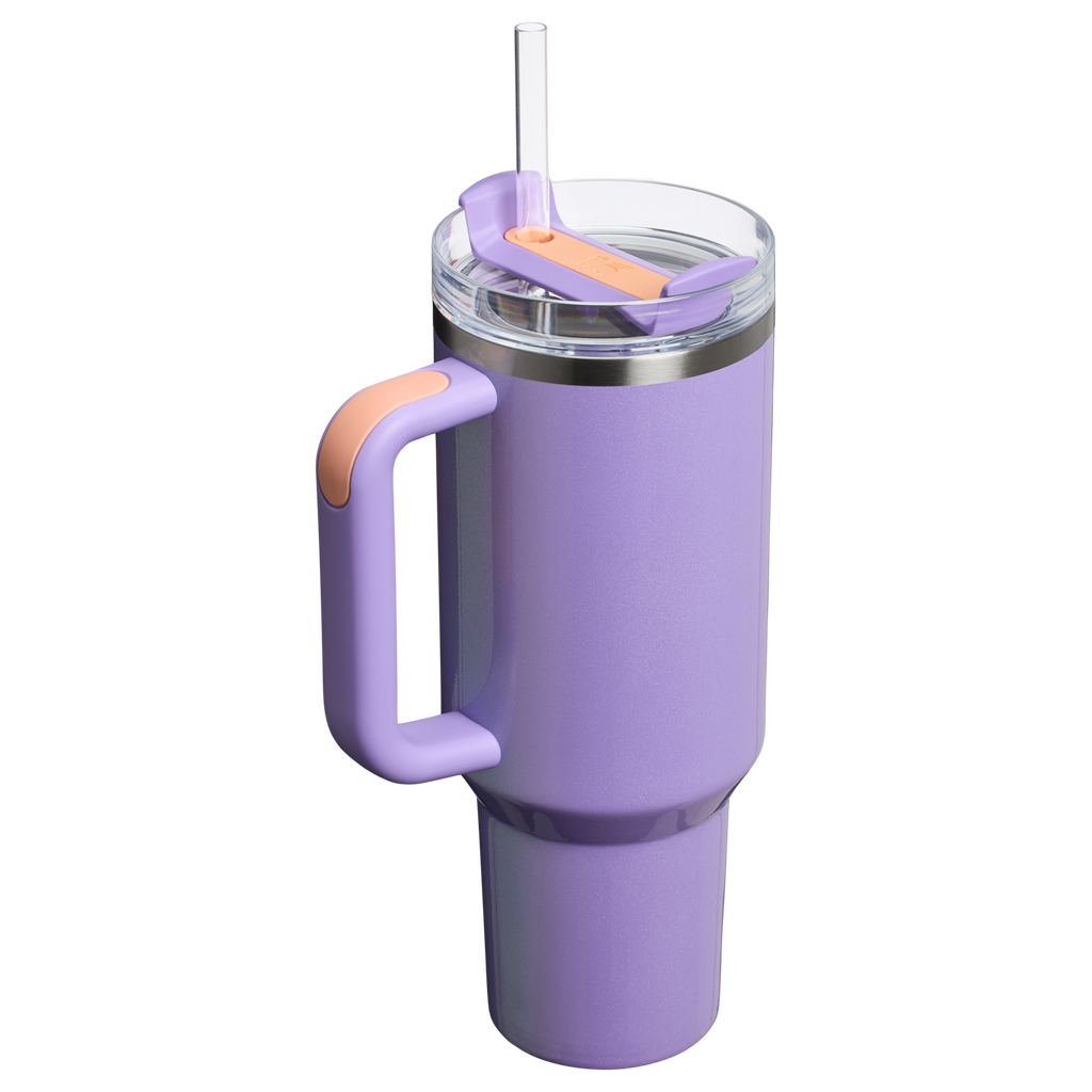 The Stanley Quencher Flipstraw ProTour Tumbler 40OZ Cup In Periwinkle Shimmer Purple