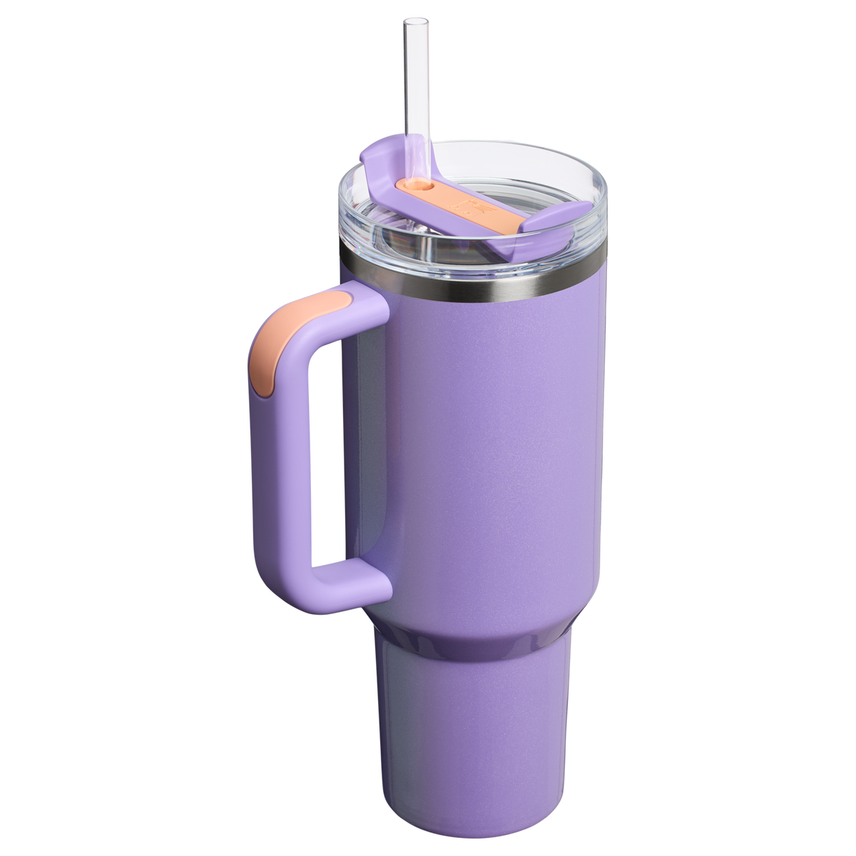 The Stanley Quencher Flipstraw ProTour Tumbler 40OZ Cup In Periwinkle Shimmer Purple
