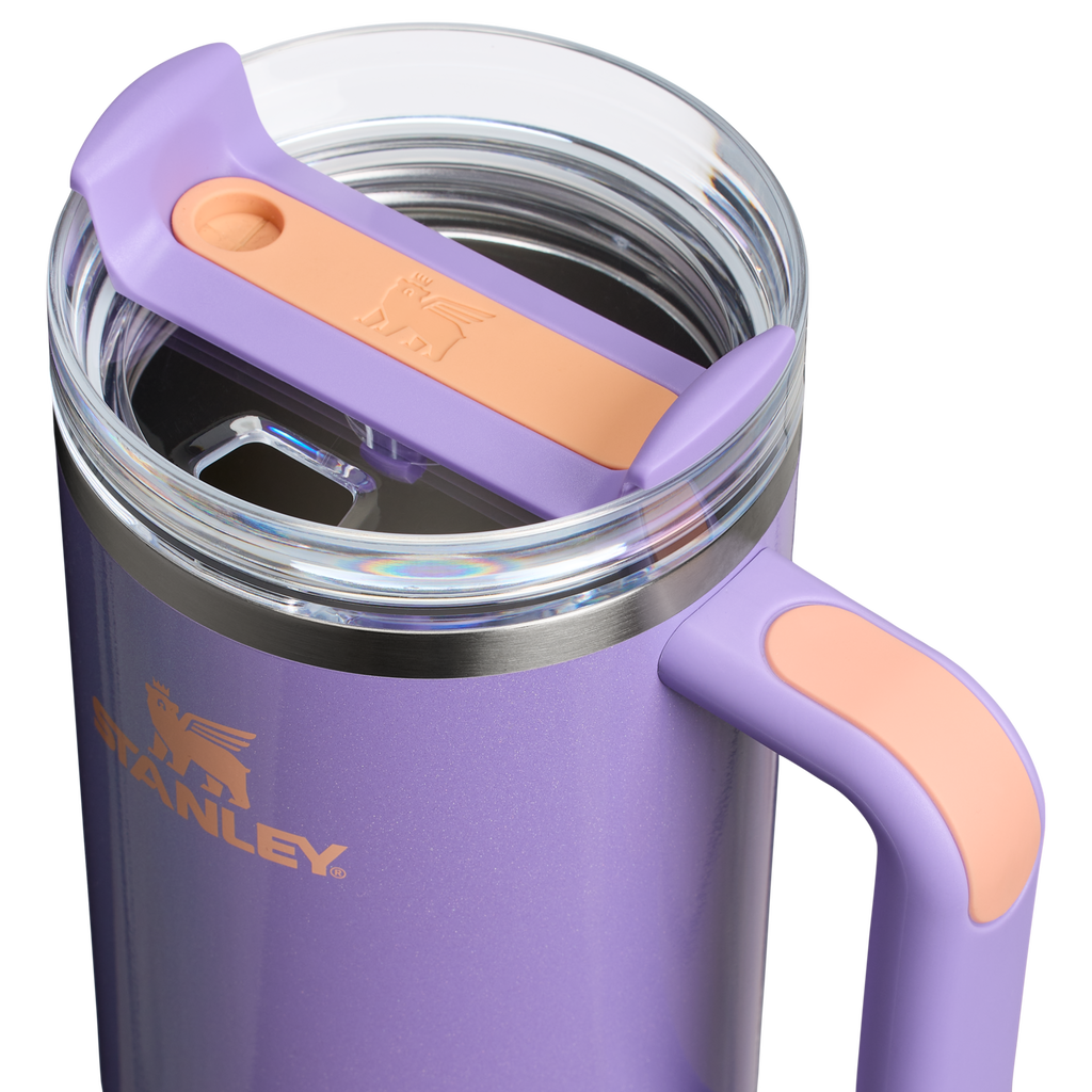 The Stanley Quencher Flipstraw ProTour Tumbler 40OZ Cup In Periwinkle Shimmer Purple