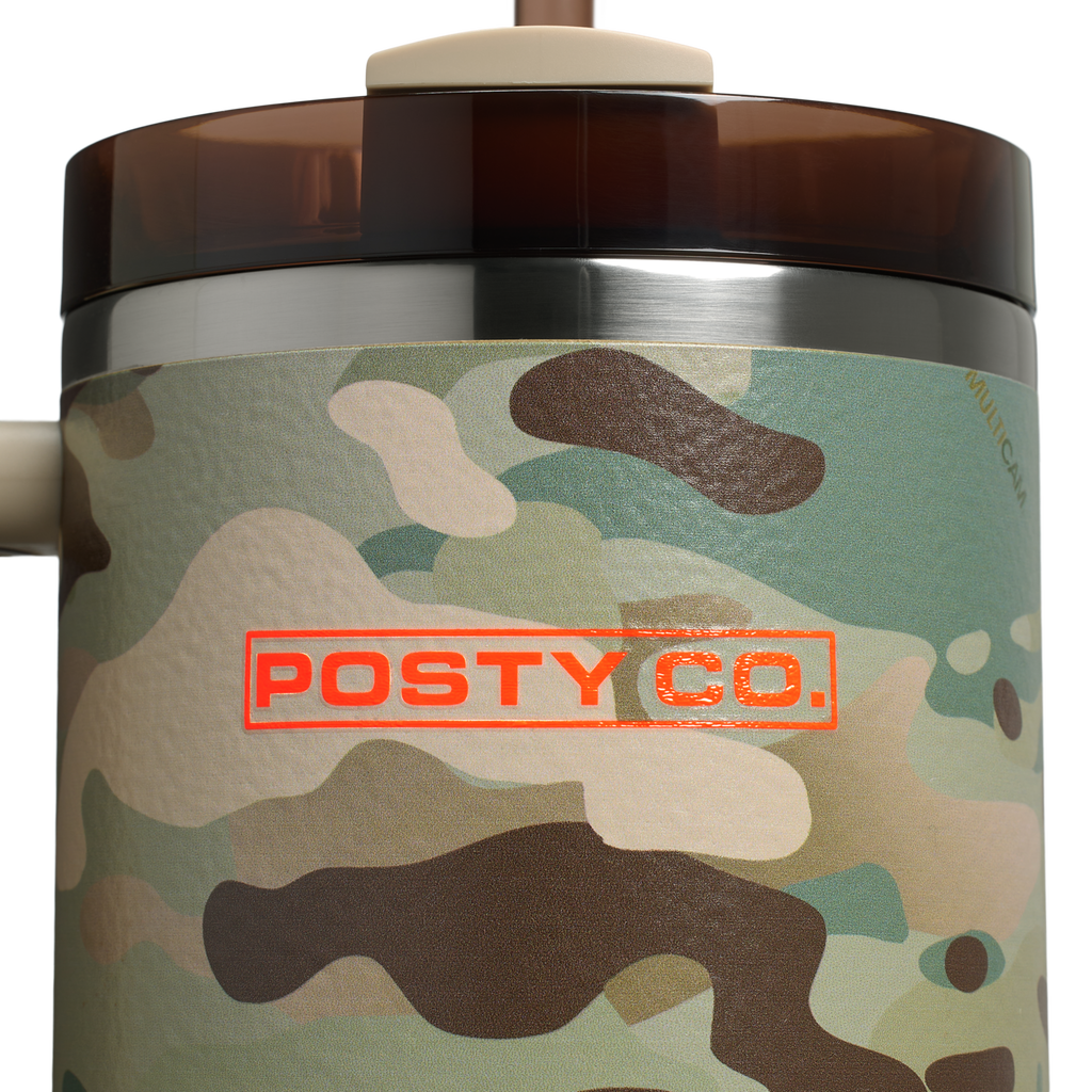 Stanley x Post Malone Collab 40 OZ Quencher Tumbler In Hammertone Multi Camo