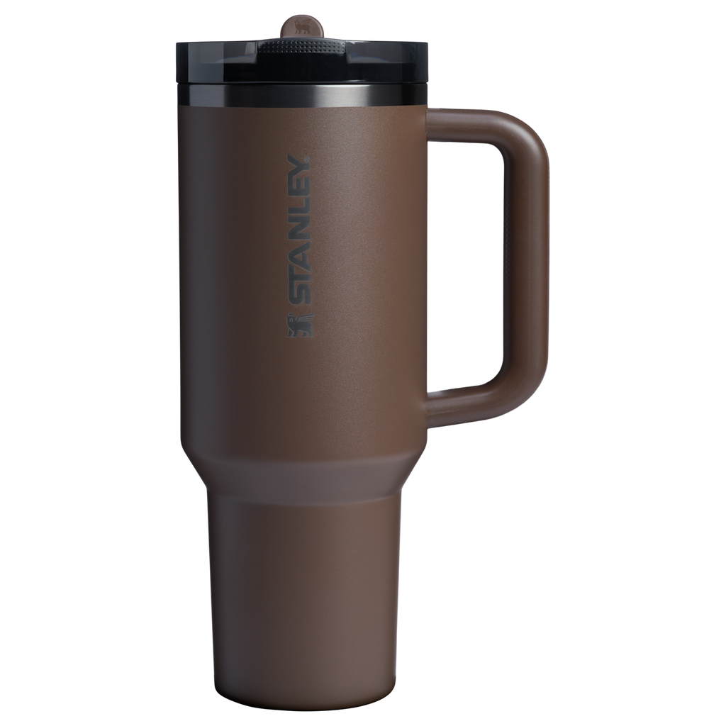 The Stanley Quencher ProTour Flip Straw Insulated Tumbler 40 OZ Cup In Espresso Brown