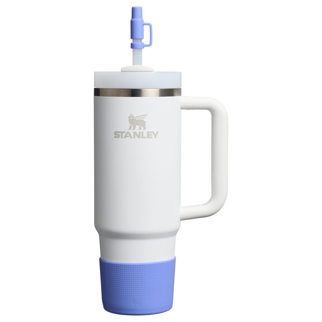 Stanley Quencher Tumbler Boot & Straw Cover For 20 to 30 OZ Cups In Hydrangea Purple