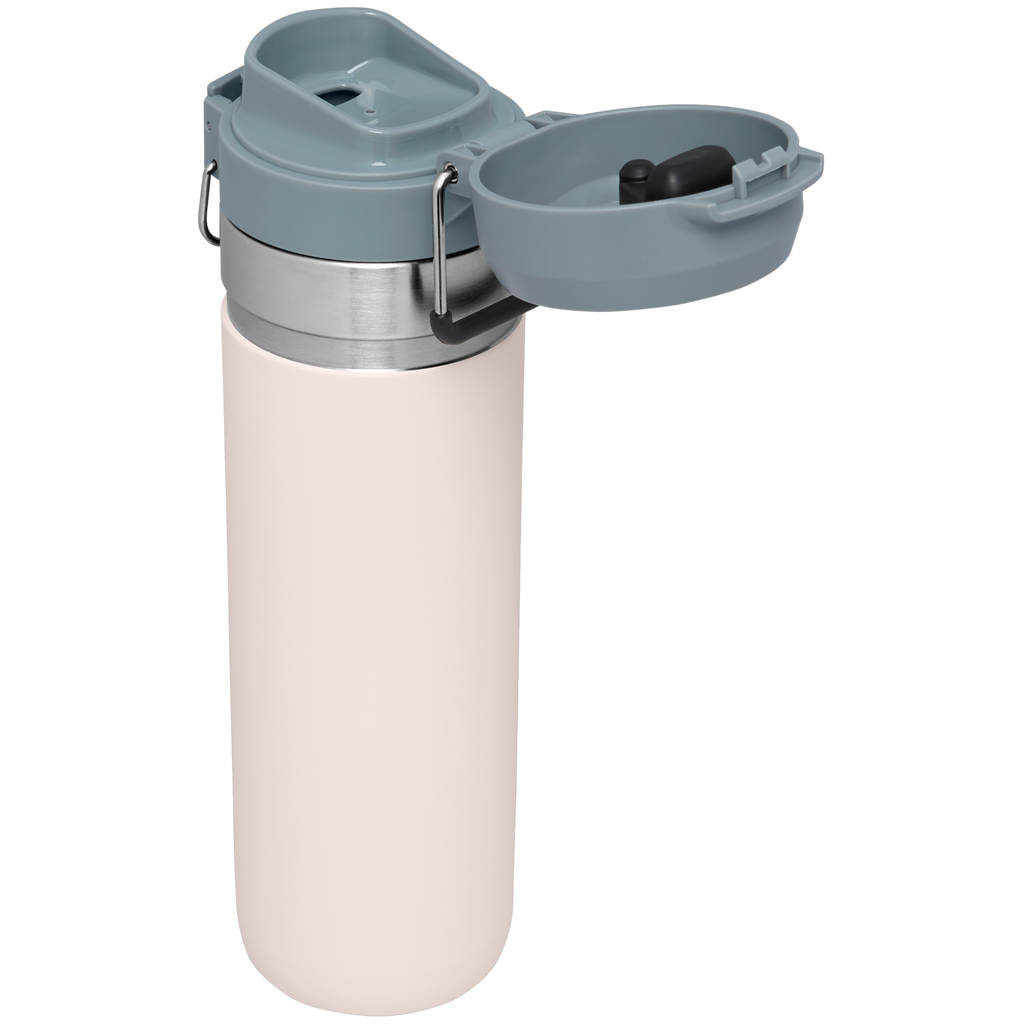 Stanley 24 OZ Quick Flip GO Bottle In Rose Quartz Pink