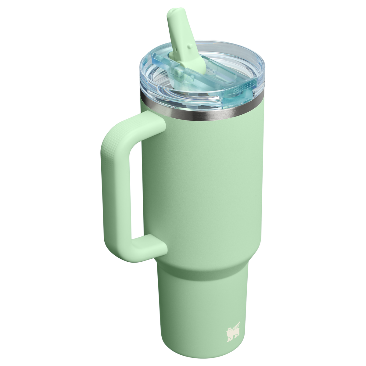 Stanley 40 OZ Quencher ProTour Stainless Steel Tumbler In PIstachio Green with Flip Straw