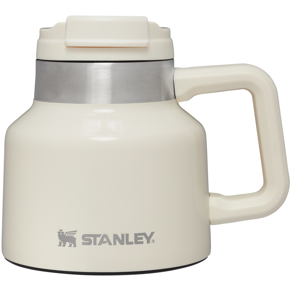 Stanley Tough-To-Tip Admiral's Insulated Mug 20 OZ In Cream Gloss White