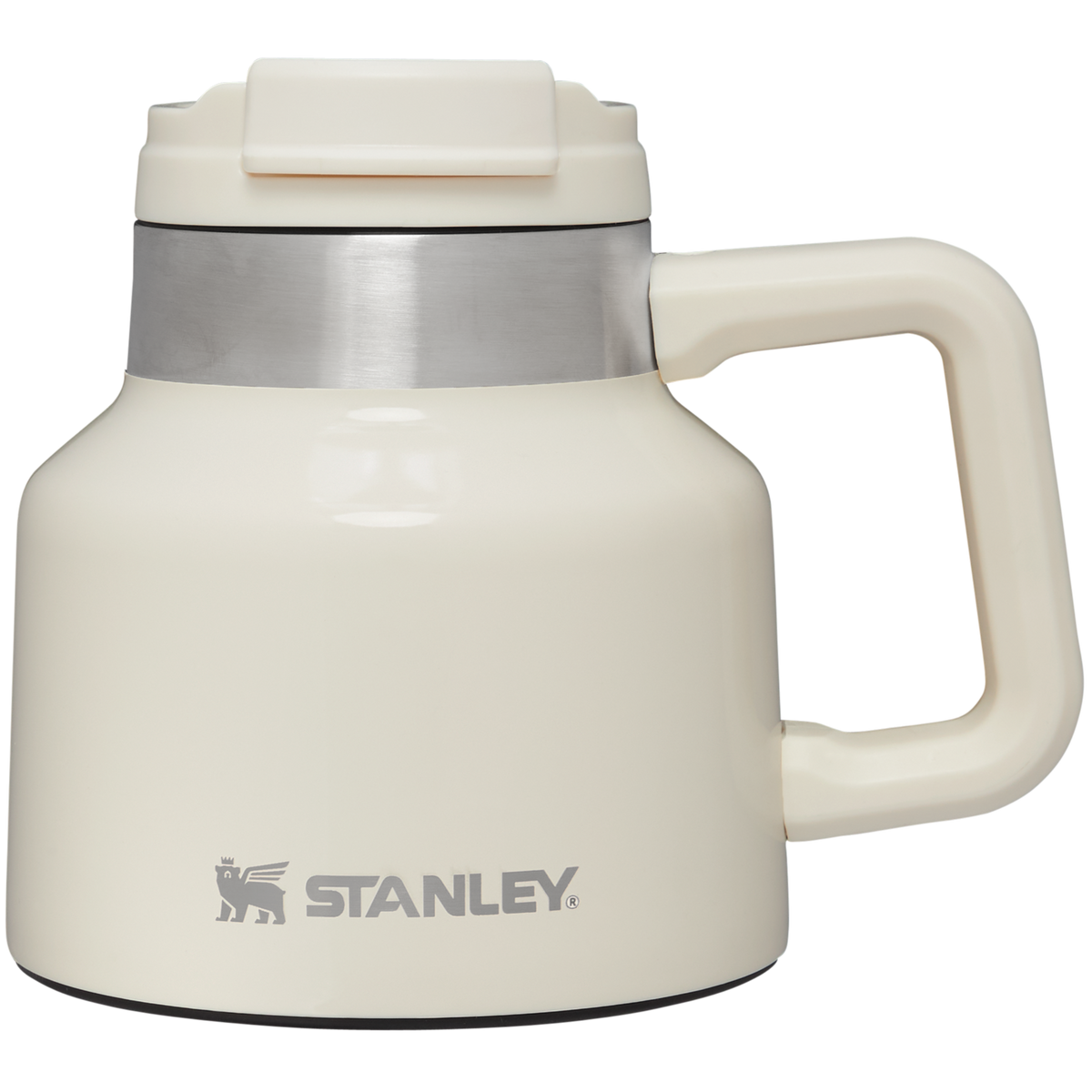 Stanley Tough-To-Tip Admiral's Insulated Mug 20 OZ In Cream Gloss White