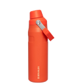 Stanley IceFlow Water Bottle with Fast Flow Lid 24 OZ In Tigerlily Orange